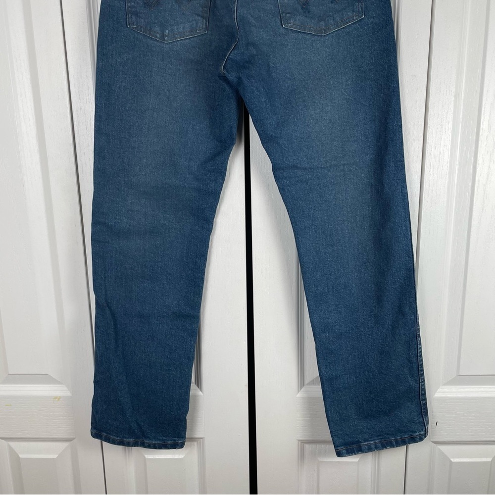 Wrangler A001 3030 Jeans Women’s 28 Blue Straight Leg Coastal Cowgirl Western - Picture 8 of 15